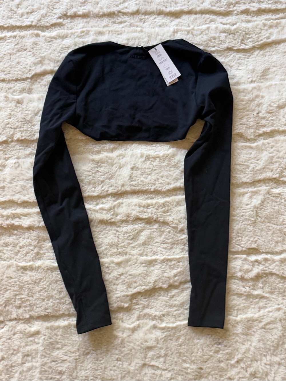 Garage Black Bolero Shrug - Long Sleeve - Picture 3 of 3